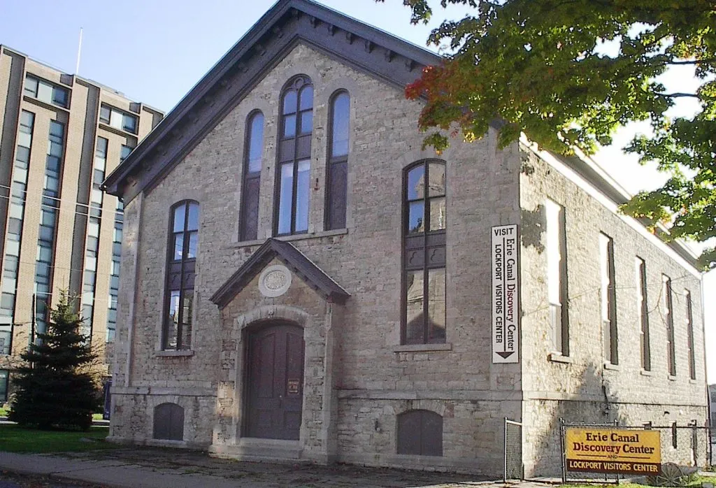 Universalist Church as Canal Center, Lockport, NY