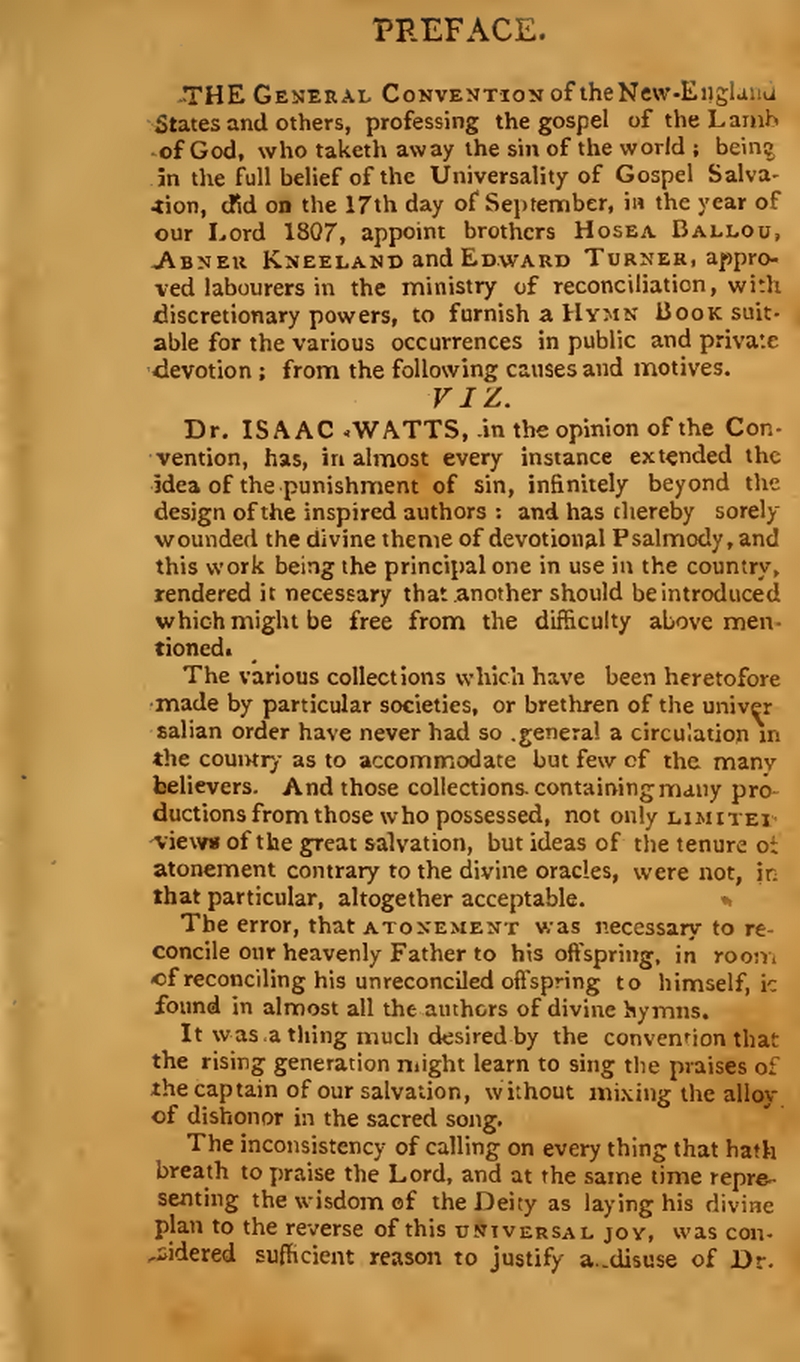 Hymnal Preface p. 1