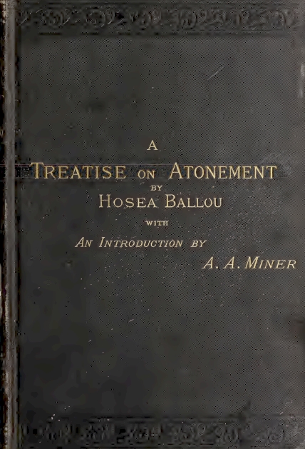Cover of 'A Treatise on Atonement'