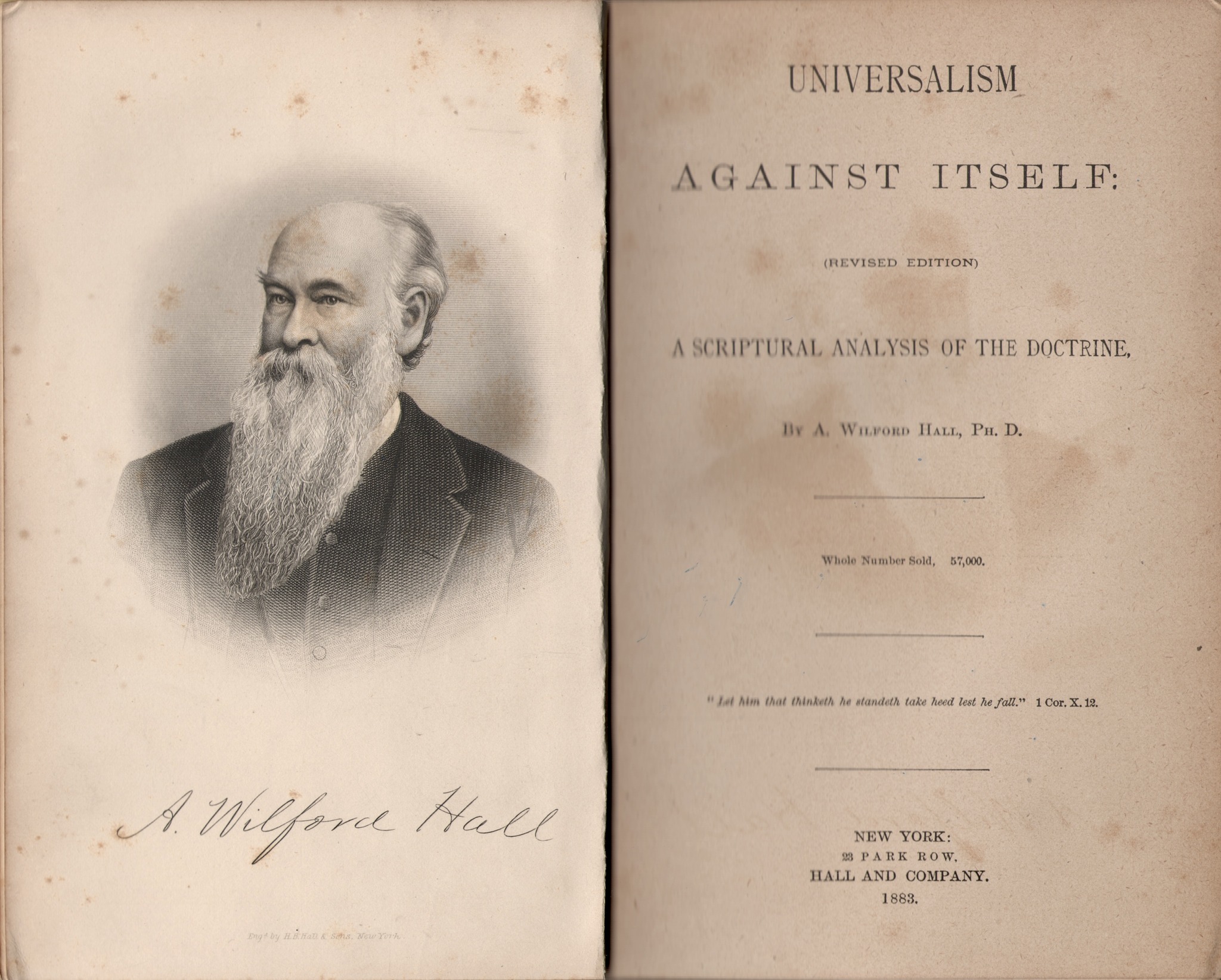 Title page of 'Universalism Against Itself' 