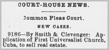 Legal notice to sell