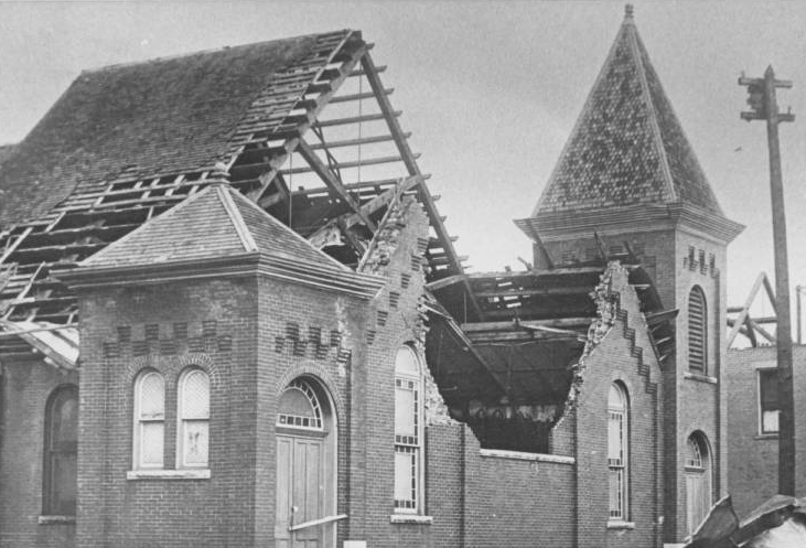 church after 1917 tornado