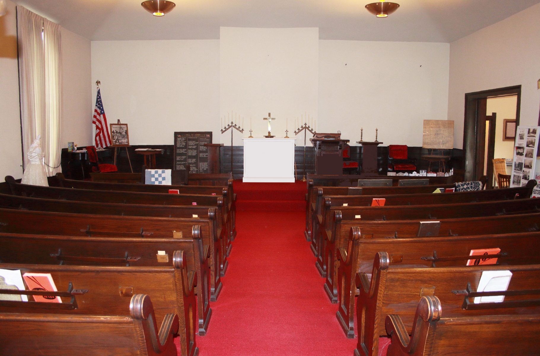 Universalist Church Sanctuary, Westfield Center, OH