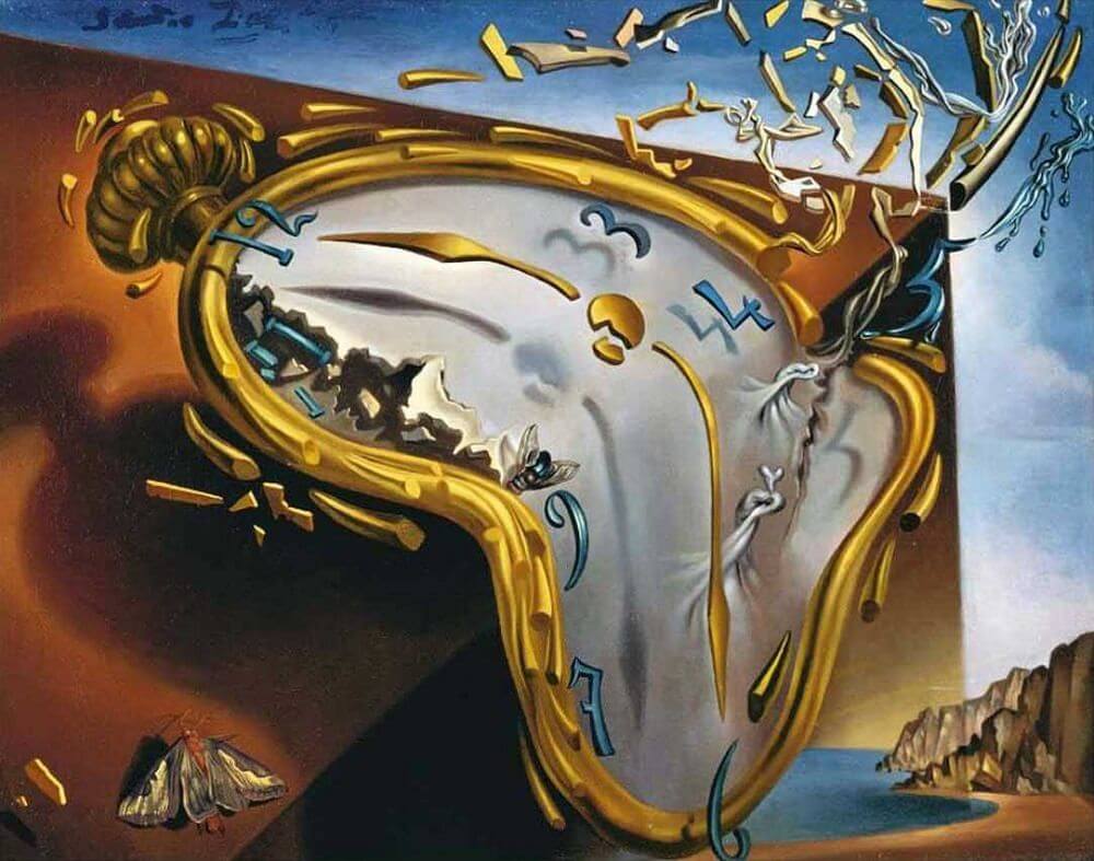 'Melting Watch,' Salvador Dali, 1954