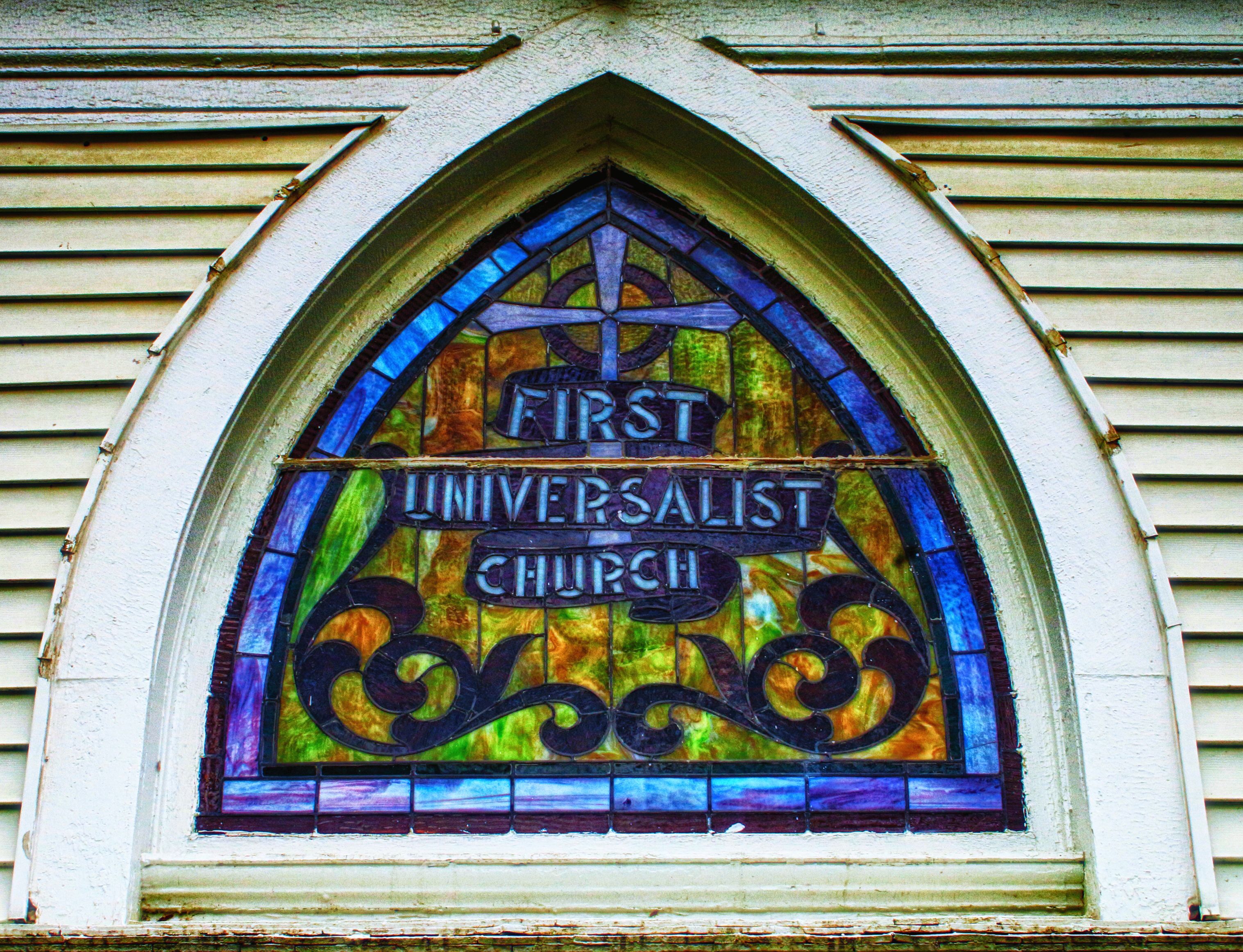 'Olmsted Universalist Church window