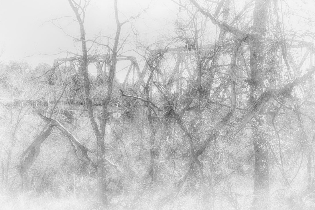 'Foggy Bridge' (Houston & Texas Central. Buchannan Dam, Texas)