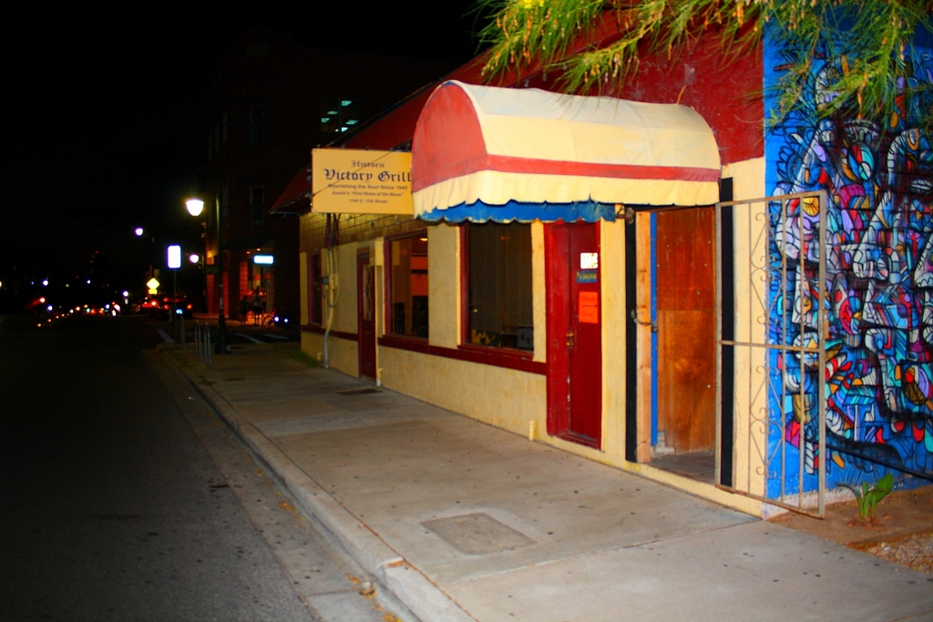 Front of Victory Grill