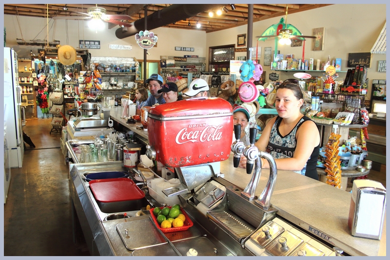 soda fountain, Shoo Fly Soda Shop, Glen Rose, Texas