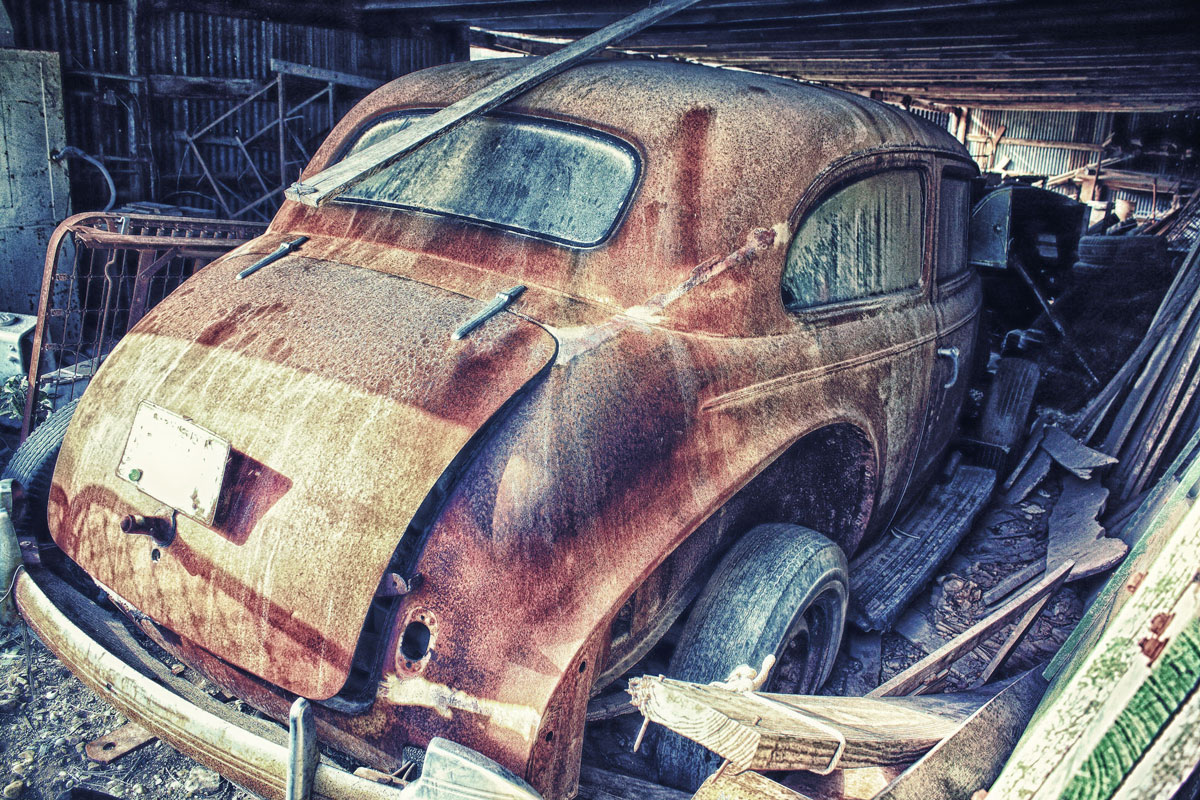 1940 Chevy in Barn (Jarrell, Texas)
