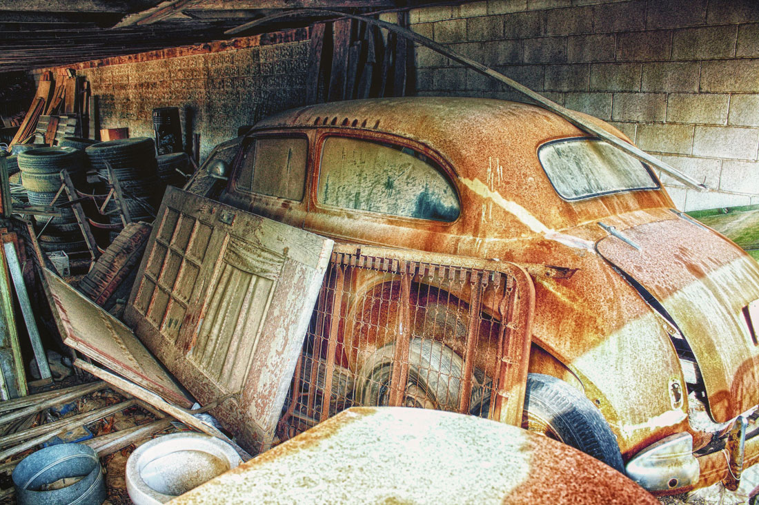 1940 Chevy in Barn (Jarrell, Texas)