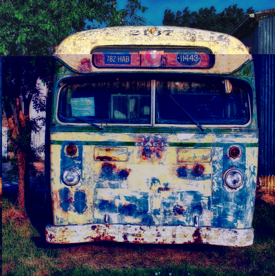 'Last Bus to Guthrie' (Mack Bus, Guthrie, Oklahoma)